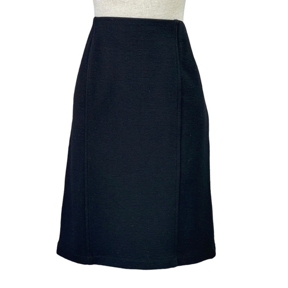Vince Skirt Straight Pencil Knee Length Black Size Medium M